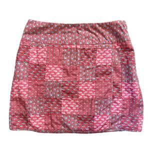Vineyard Vines Pink and Red Mini Skirt